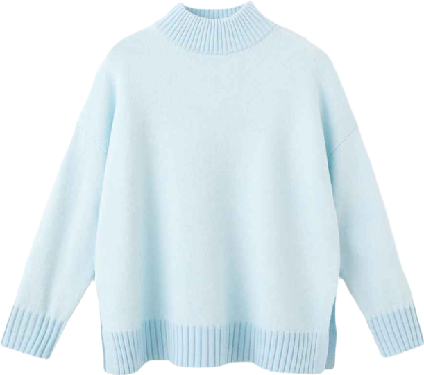 Women's Slit Knitted Sweater