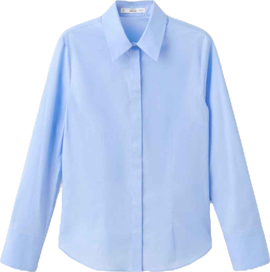 Women's Slim-Fit Poplin Shirt