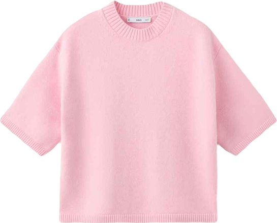 Women's Short-Sleeved Knitted Sweater
