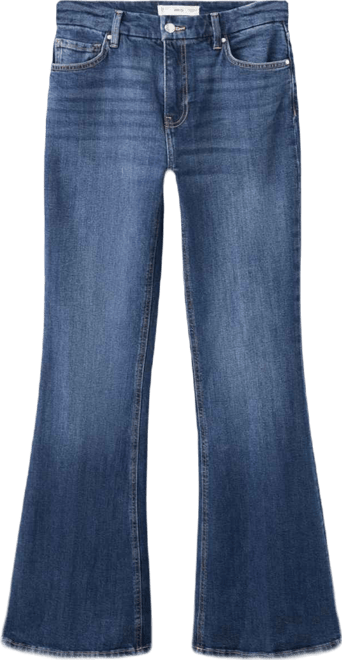 Women's Violet Flared High-Rise Jeans