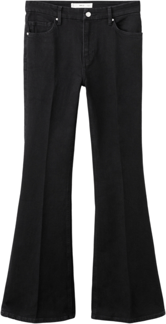 Women's Violet Flared High-Rise Jeans