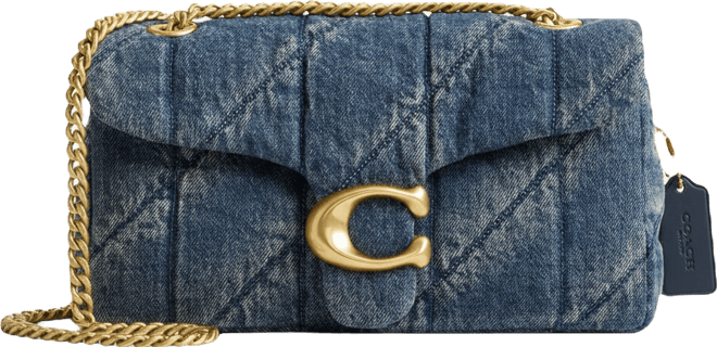 Quilted Tabby Denim Small Shoulder Bag 26