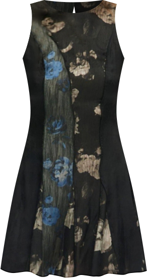 Women's Flared dress flowers