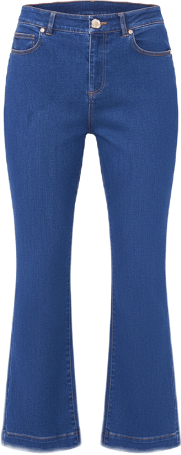 Women's Mid Rise Fit and Flare Jeans