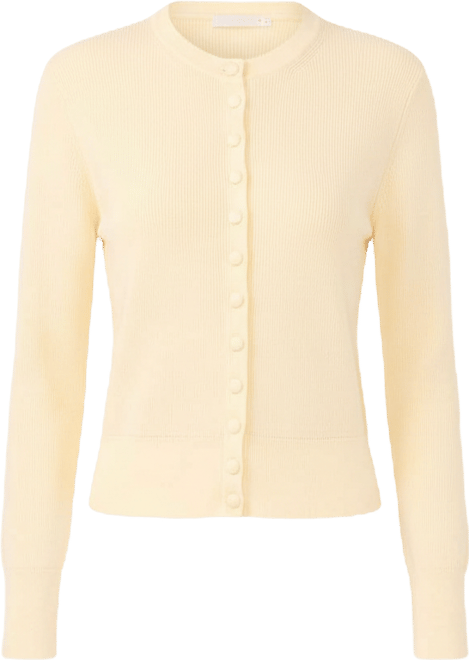 Women's Crewneck Long-Sleeve Cardigan