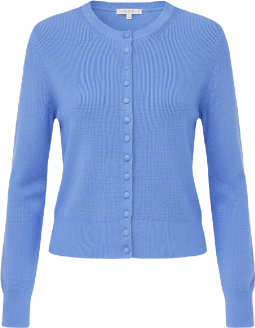 Women's Crewneck Long-Sleeve Cardigan