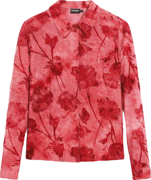 Women's T-shirt Embroidered Flowers