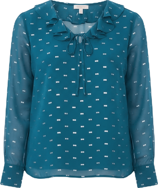 Women's Long-Sleeve V-Neck Top