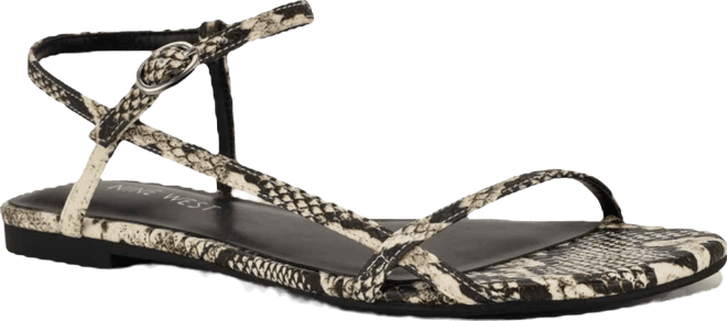 Women's Masow Almond Toe Strappy Flat Sandals