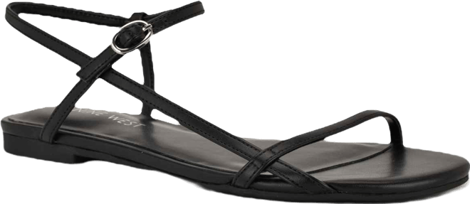 Women's Masow Almond Toe Strappy Flat Sandals