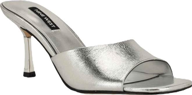 Women's Lamell Square Toe Slip-on Dress Sandals