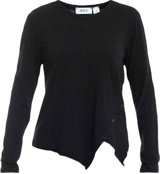 Women's Long Sleeve with Asymmetrical Hem Tee