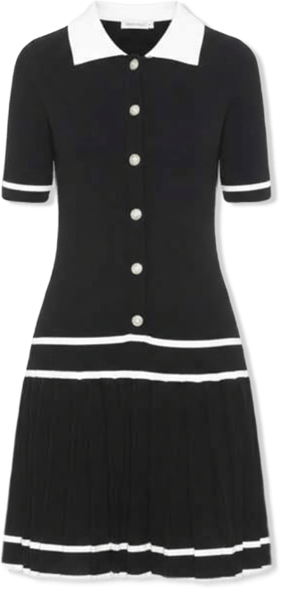 Women's Lucinda Fully Knit Collared Short Sleeve Dress