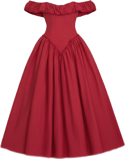 white christmas dresses Shante Lace Up Back Corset Gown main image 1