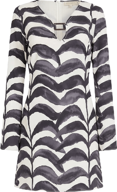 donna morgan long sleeve mini dress Donna Morgan Women's Scoop Neck Long Sleeve Mini Dress - Horn