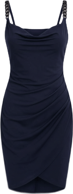 Women's Chain-Trim Bodycon Dress