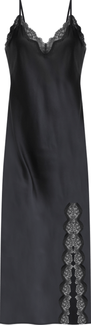 Women's Lace-Trim Satin Nightgown, Exclusively at Macy's