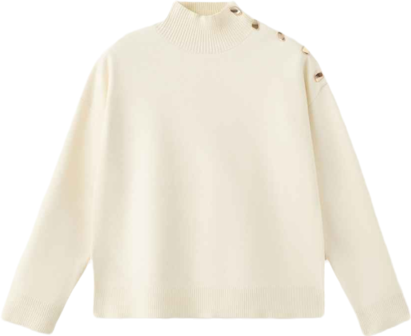 Women's Jewel Buttons Knitted Sweater