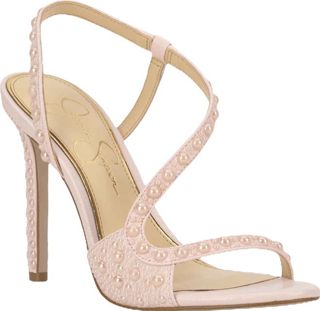 Women's Jaycin Barely-There Round Toe Embellished Sandals