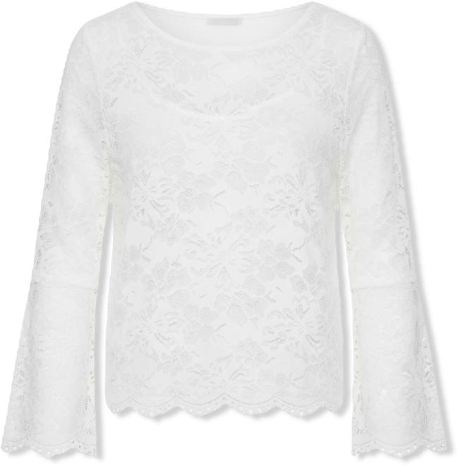 Women's Crewneck Long-Sleeve Knit Top