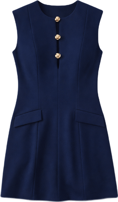 Women's Key-Hole Mini Dress