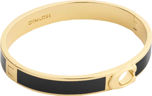 Chalk Signature C Enamel Bangle Bracelet