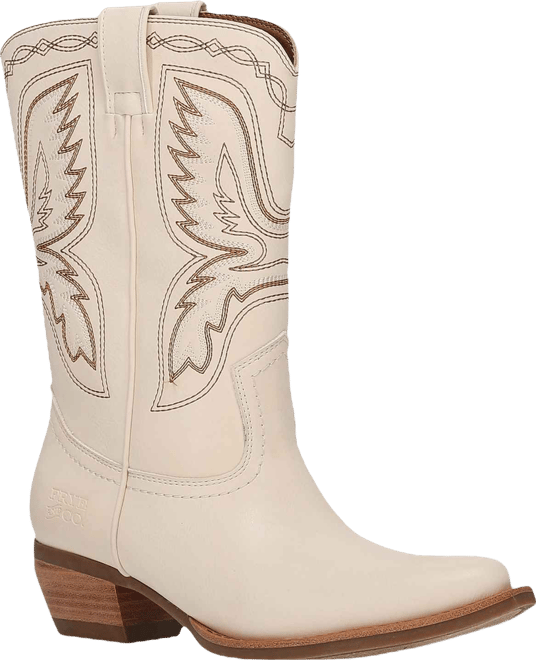 Women's Irlene Short Deco Stitch Almond Toe Boots