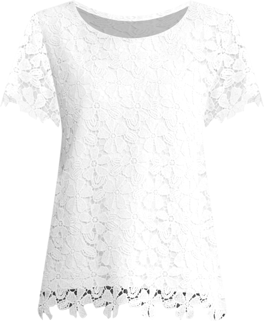 Women's Short-Sleeve Crew Neck Top