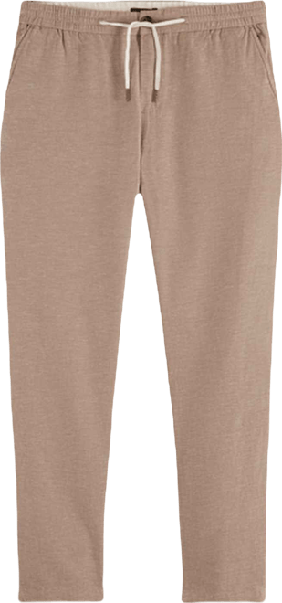 Men's Straight-Fit Linen Joggers