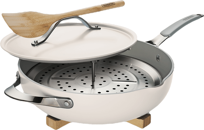 All-in-One Forged 5-Pc. Aluminum Ceramic Jumbo Cooker Set