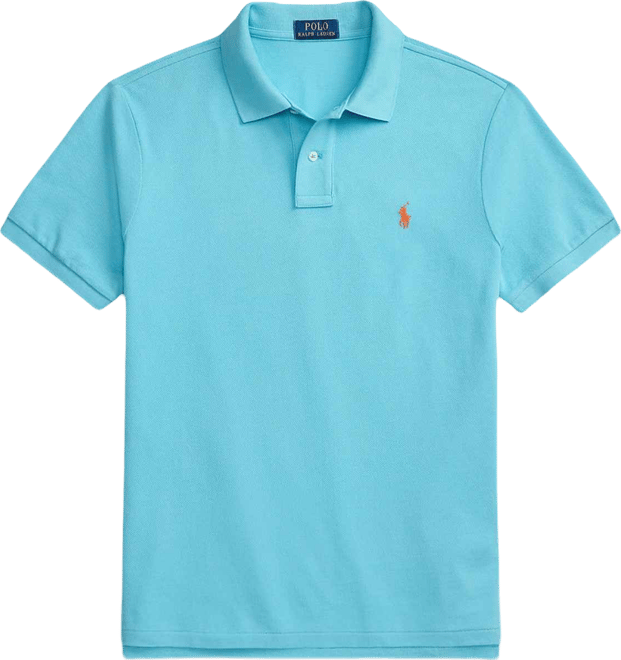 Men's Custom Slim Fit Mesh Polo