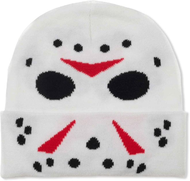 Men's Jason Glow in the Dark horror Cuffed Winter Beanie