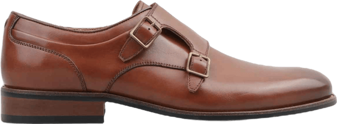 Men's Monk Dress Leather Shoes, Macy's Exclusive