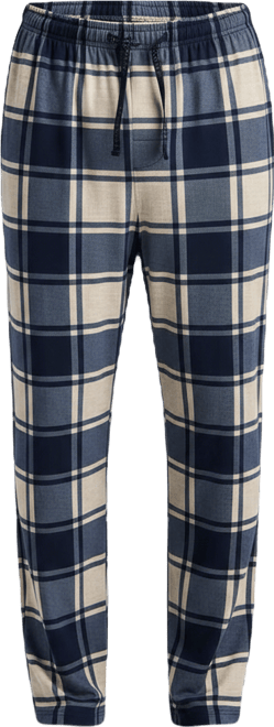 Men's Deluxe Touch Plaid Pattern Sleepwear Pants
