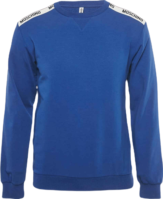 Men's Underwear Logo Patch Cotton Sweatshirt