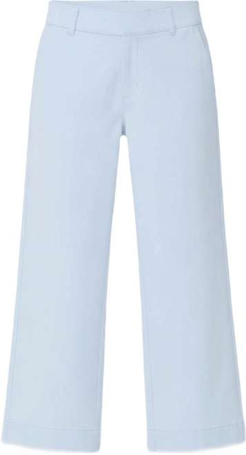 Women's Shape-Effect Wide-Leg Cropped Pull-On Pants