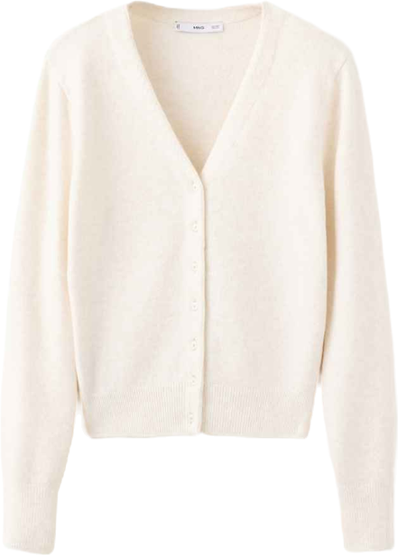 Women's V-Neck Knitted Cardigan Sweater