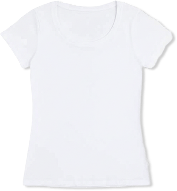 Jeans Women's Cotton Short-Sleeve Scoop-Neck Tee