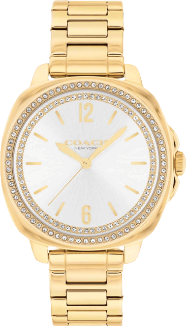Women's Kitt Gold Tone Stainless Steel Bracelet Watch, 34mm