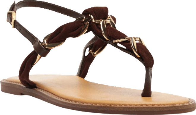 Women's Camellia Round Toe Flat Sandals