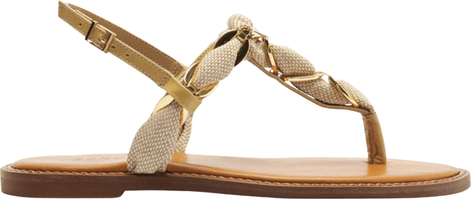 Women's Camellia Round Toe Flat Sandals