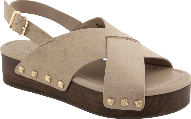 Women's Quadry Wood Flatform Sandal