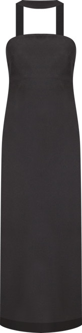 Women's Neck Detail Fitted Maxi Dress