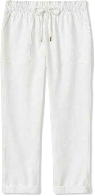 Jeans Women's Solid Cuffed Pull-On Pants