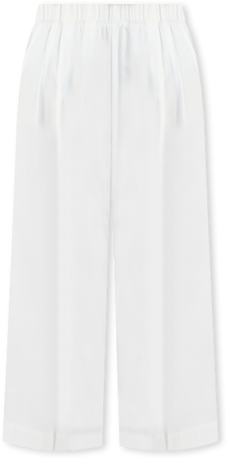 Jeans Women's Pleated Twill Wide-Leg Pants