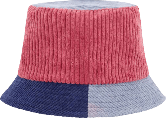 Women's Colorblock Corduroy Bucket Hat