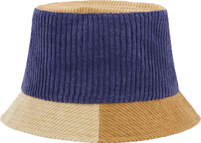 Women's Colorblock Corduroy Bucket Hat
