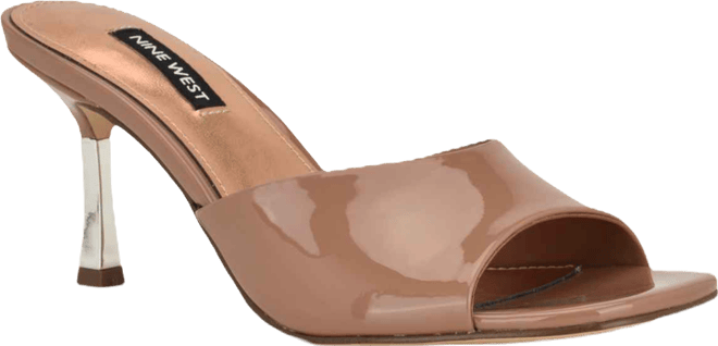 Women's Lamell Square Toe Slip-on Dress Sandals