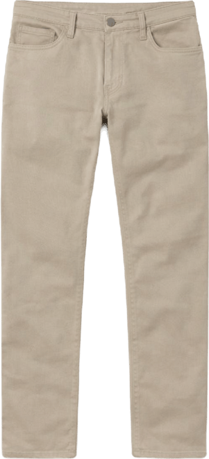 Men's Zach Straight Leg In Sand Casual Twill Pant
