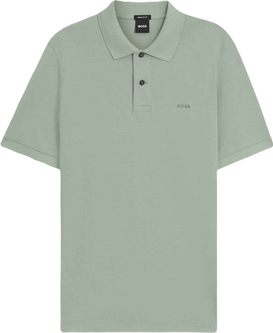 Boss by  Men's Cotton Pique Embroidered Logo Pallas Polo Shirt